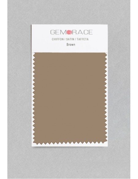 Brown Color in Satin Fabric