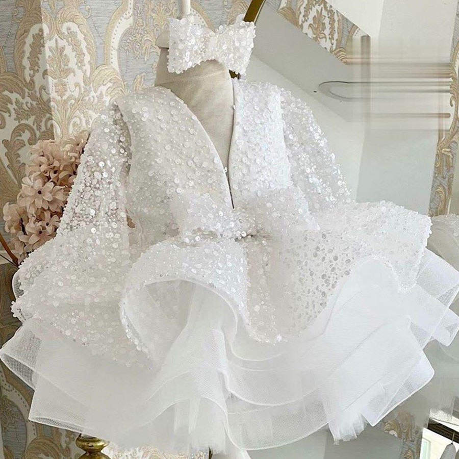 Romantic style green smudged flower ribbon suspender dress