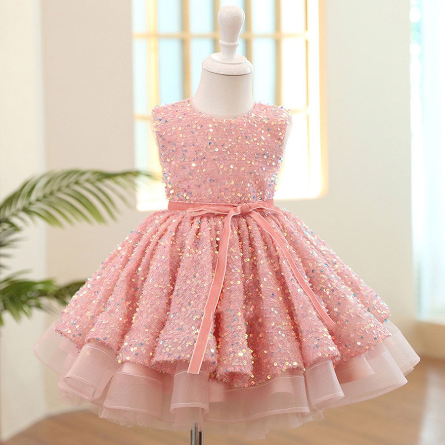 Emilia Gorgeous Pink Luxury Party gown For Girls