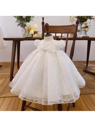 Cute Lace Ballgown Toddler Girls Formal Dress