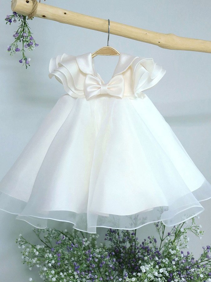 Unique New Design Baby Fashion Tulle Lovely Cutest Wedding Flower Girl Dresses, FG0095