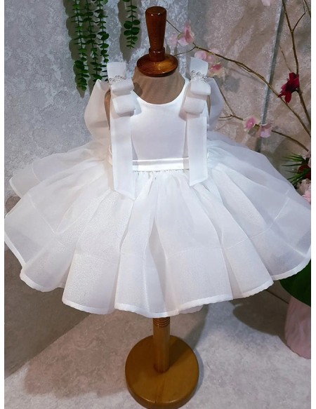 thumbnail image 2 of Girls Sleeveless Chiffon Dress - Ruched Flower Girl Dress For Weddings & Special Occasions 2 of 10