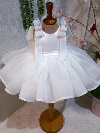 Sleeveless Big Ruffles Ballgown Girls Party Dress