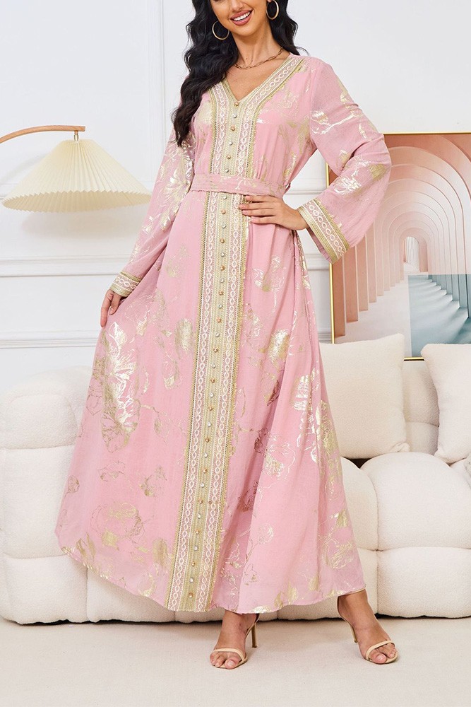 rose gold muslimah dress Saudi Arabia Long Sleeves Mermaid Muslim Evening Dress with Detachable Train Rose Gold hunter Sequin Kaftan Dubai Prom Formal Dresses
