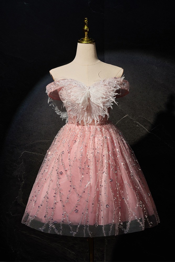 Prom Short Fairy Dress Princess Sweetheart Prom Dresses Fairy Dress Short  Knee Party