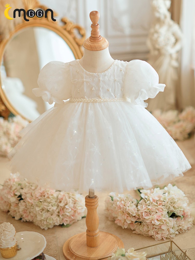 Trend4us Gorgeous Embroidered Layered Tulle Girl Princess Dress