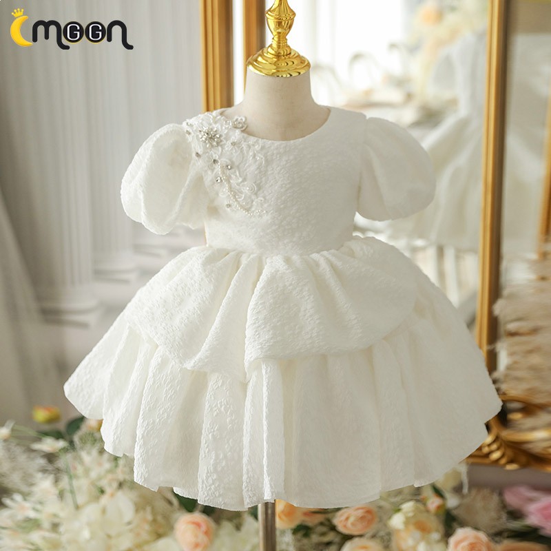 Summer Hot Selling Baby Kids Girls Vintage Sleeveless Flowers Embroidered Princess Dress main image 1