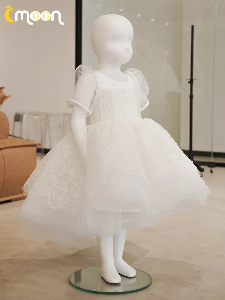 Beautiful Lace Tulle Princess Dress for Flower Girls