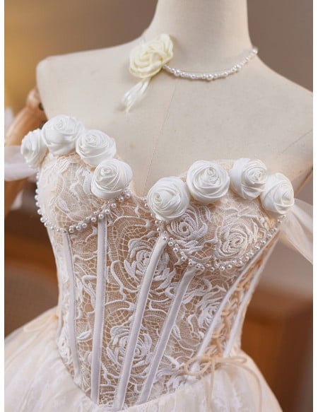 Ethereal White Lace Short Homecoming Dress With Off The Shoulder Sleeves For Prom