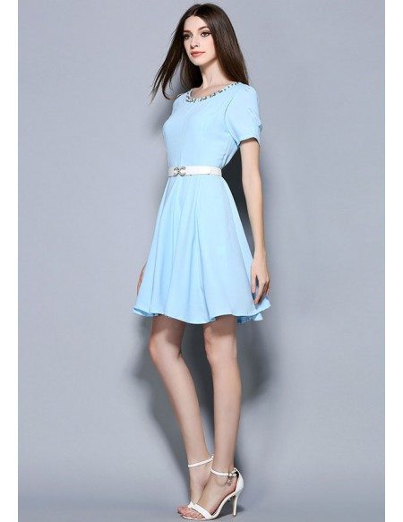 Featured image of post Light Blue Dress For Wedding Guest