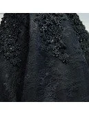 Chic Short Little Black Lace Prom Homecoming Dress V-neck Sleeveless