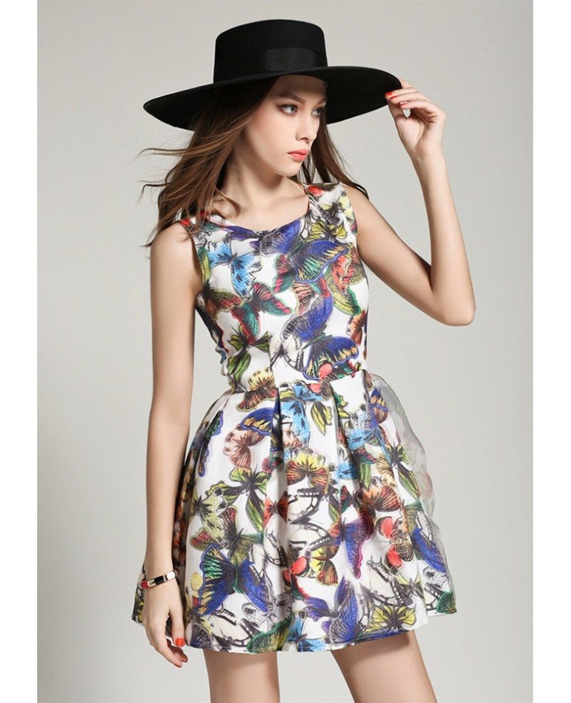 butterfly short gown