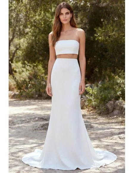 crop top beach wedding dress Beach Wedding Dresses | Destination Wedding Dresses