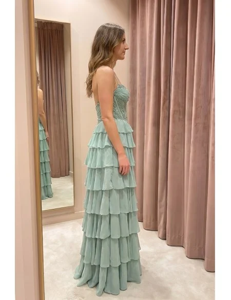 cotton spandex tube dress Marilyn Sparkle Knit Maxi Green / Large Color:Blushing Bride Posey quality cotton spandex materials actv-pn XS Nightclub Dress Code