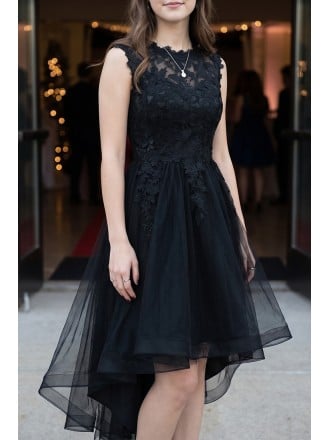 Gorgeous Lace And Tulle Party Dress Sleeveless