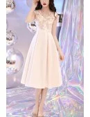 Elegant Grey Knee Length Homecoming Dress Sleeveless