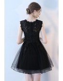 Gorgeous Mini Puffy Tulle Homecoming Dance Dress Lace Sleeveless