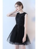 Gorgeous Mini Puffy Tulle Homecoming Dance Dress Lace Sleeveless