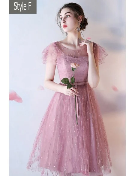 Gorgeous Sequined Aline Knee Length Homecoming Graduation Party Dress