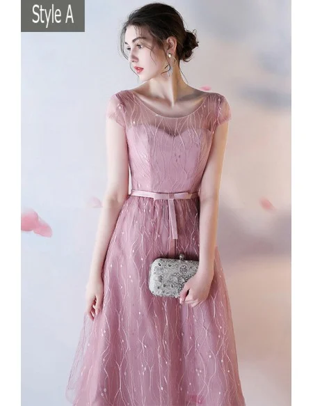 Gorgeous Sequined Aline Knee Length Homecoming Graduation Party Dress