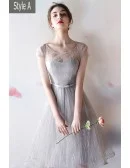 Gorgeous Sequined Aline Knee Length Homecoming Graduation Party Dress
