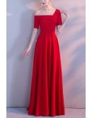 Trendy Simple Homecoming Party Dress With Short Sleeves