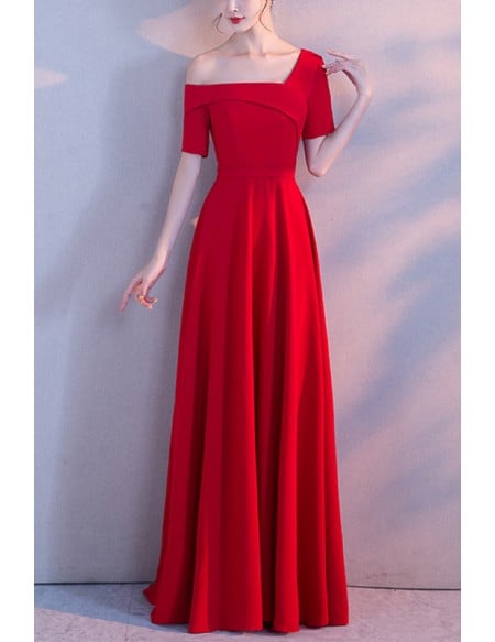 Trendy Simple Homecoming Party Dress With Short Sleeves