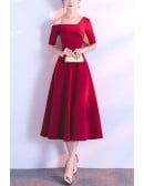 Trendy Simple Homecoming Party Dress With Short Sleeves