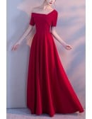 Trendy Simple Homecoming Party Dress With Short Sleeves