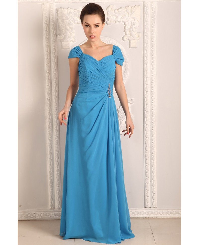 A-lin Sweetheart Chiffon Floor-length Bridesmaid Dress #OP85024 $139 ...