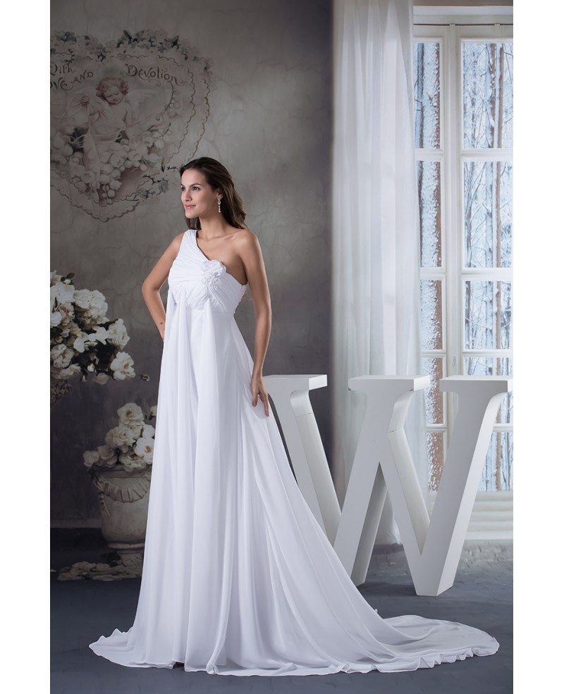 Empire Chiffon Wedding Dresses