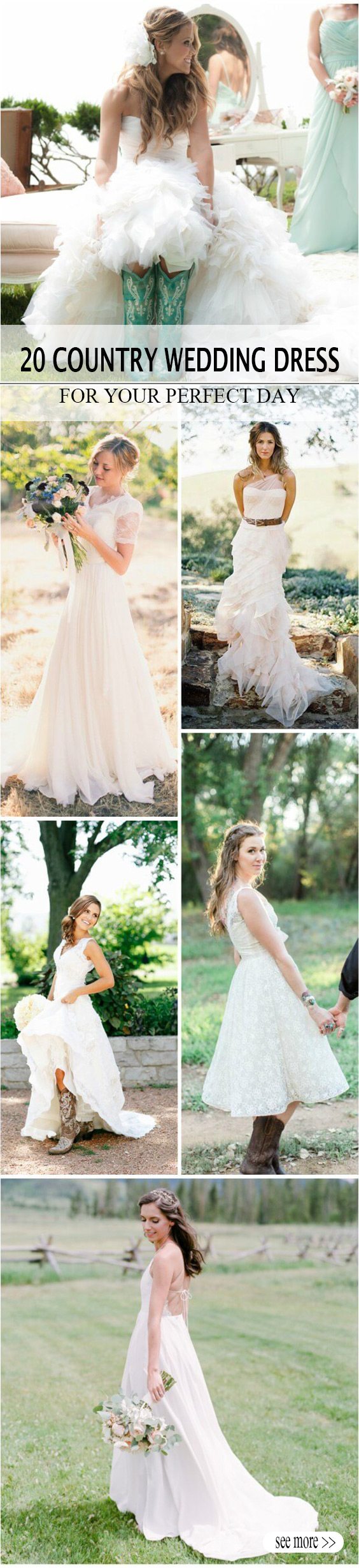 20 Best Country Chic Wedding Dresses
