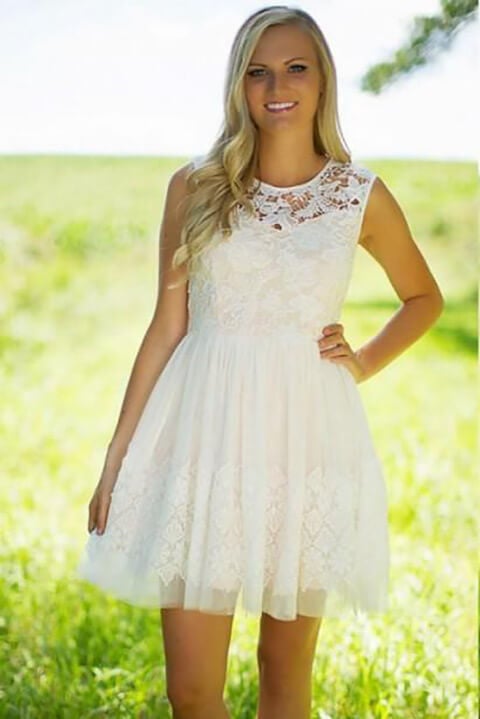 short country wedding dress with boots