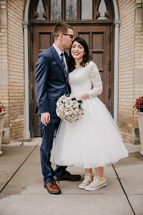 45 Chic Wedding Dress Perfect with Converse Shoes, Short, Tea Length or  High Low Styles